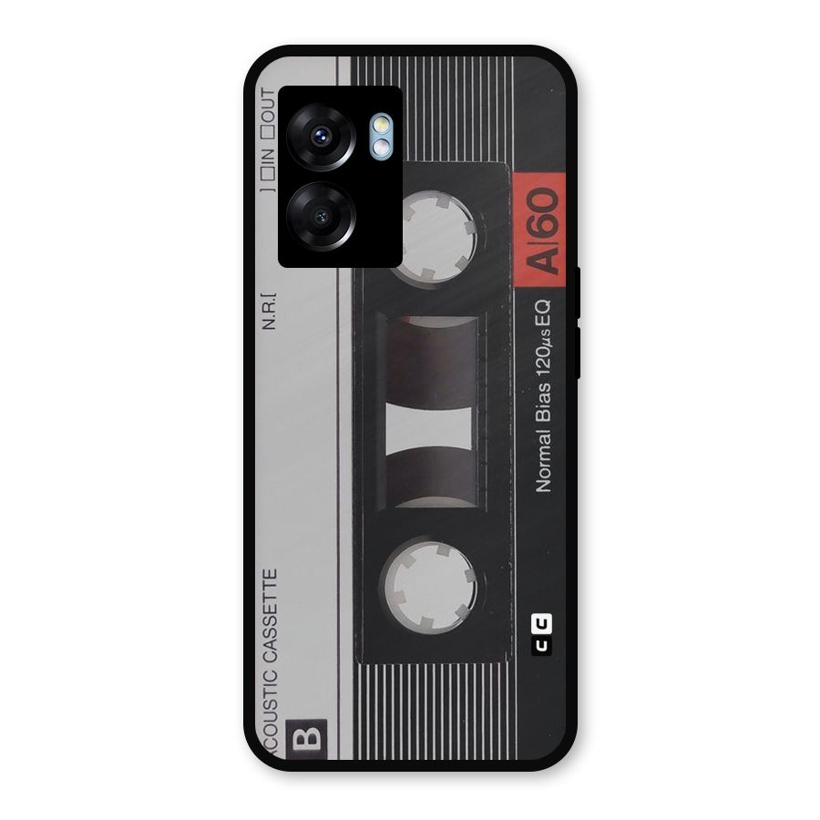 Casette Design Metal Back Case for Realme Narzo 50 5G