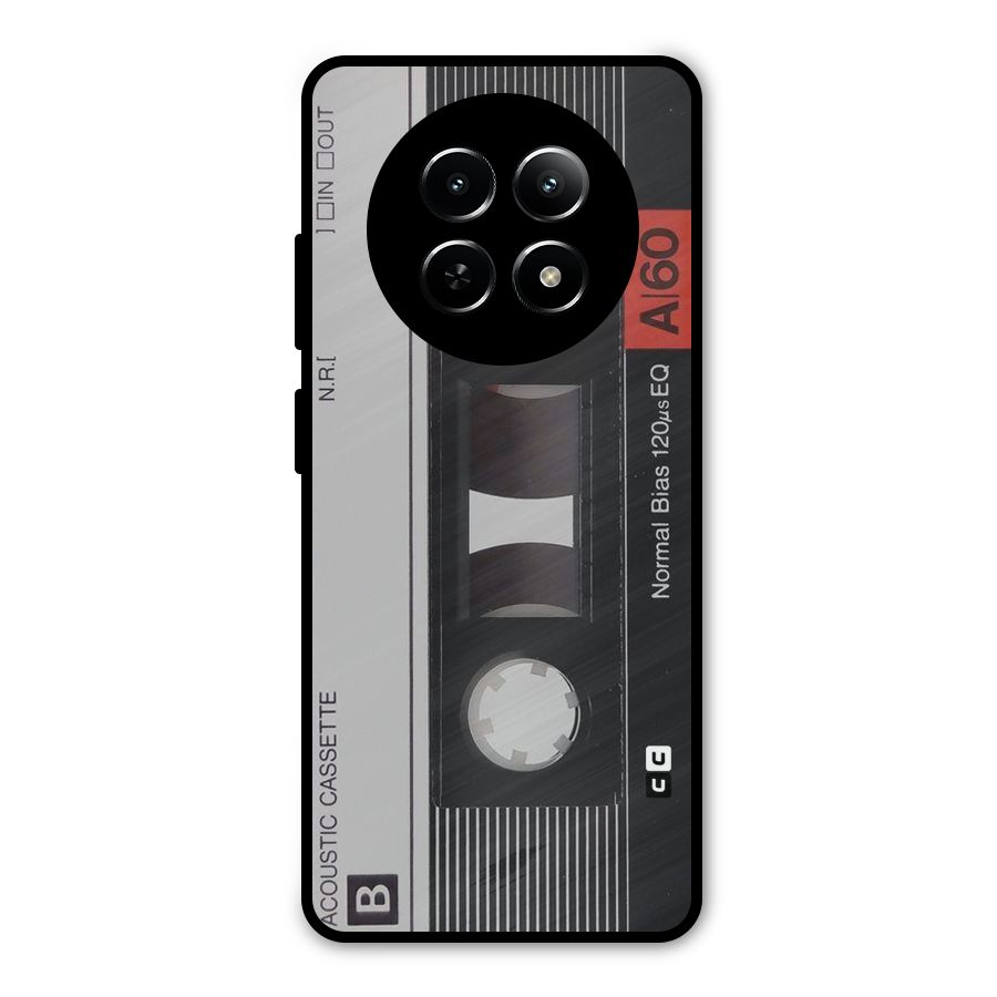 Casette Design Metal Back Case for Realme Narzo 70x 5G