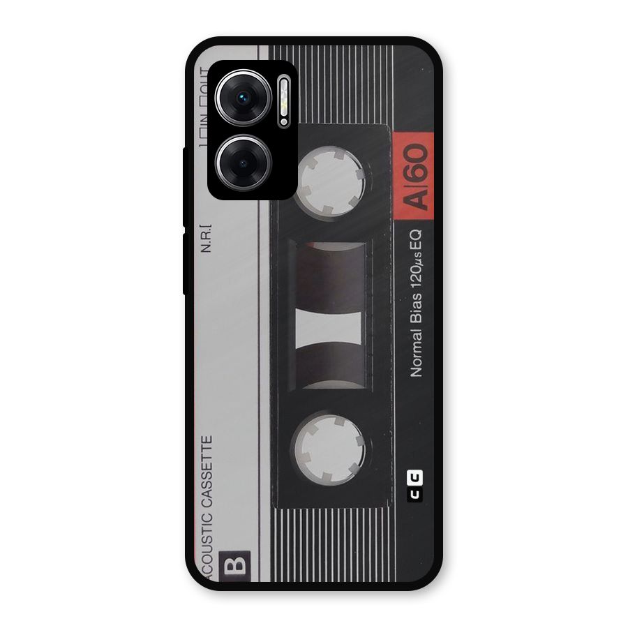 Casette Design Metal Back Case for Redmi 11 Prime 5G
