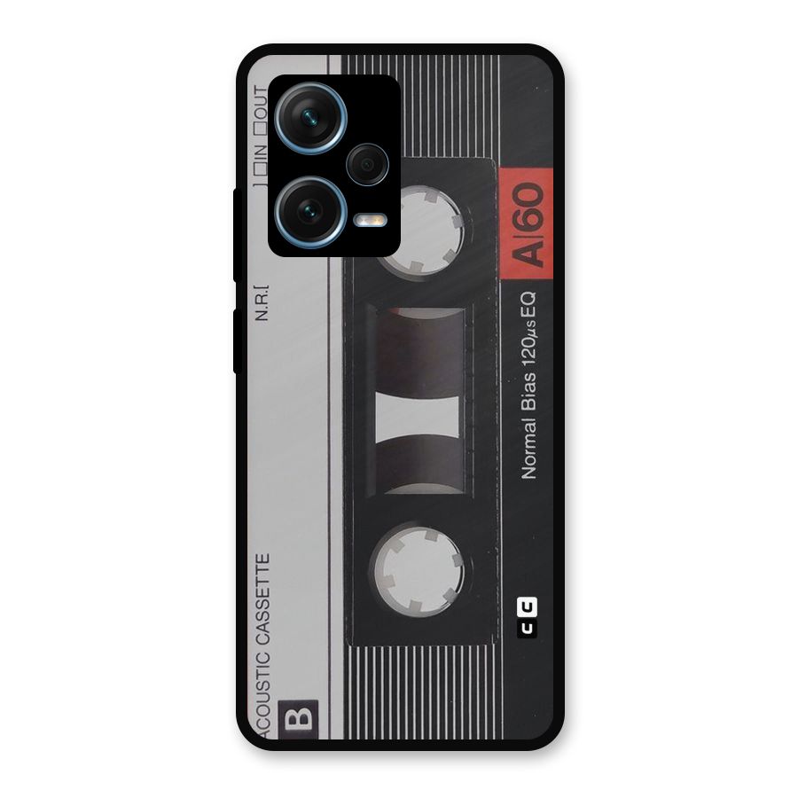Casette Design Metal Back Case for Redmi Note 12 Pro Plus 5G
