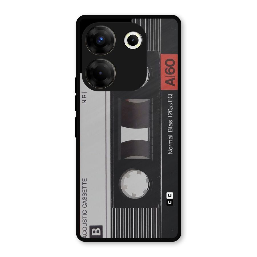 Casette Design Metal Back Case for Tecno Camon 20