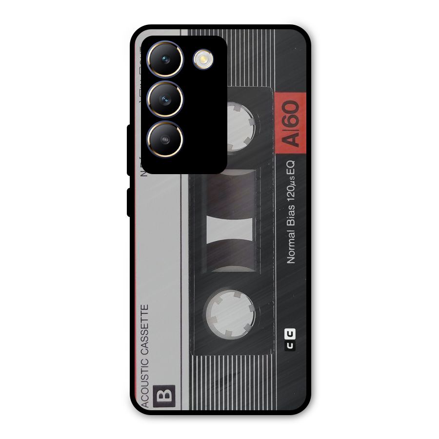 Casette Design Metal Back Case for Vivo T3 5G