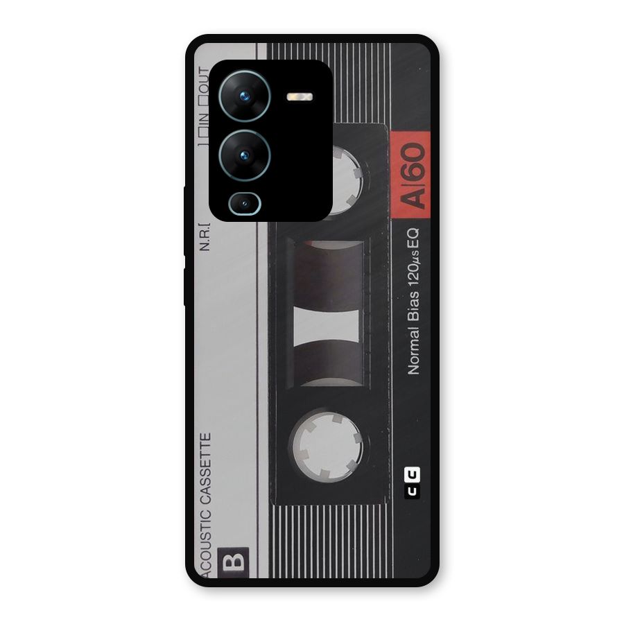 Casette Design Metal Back Case for Vivo V25 Pro