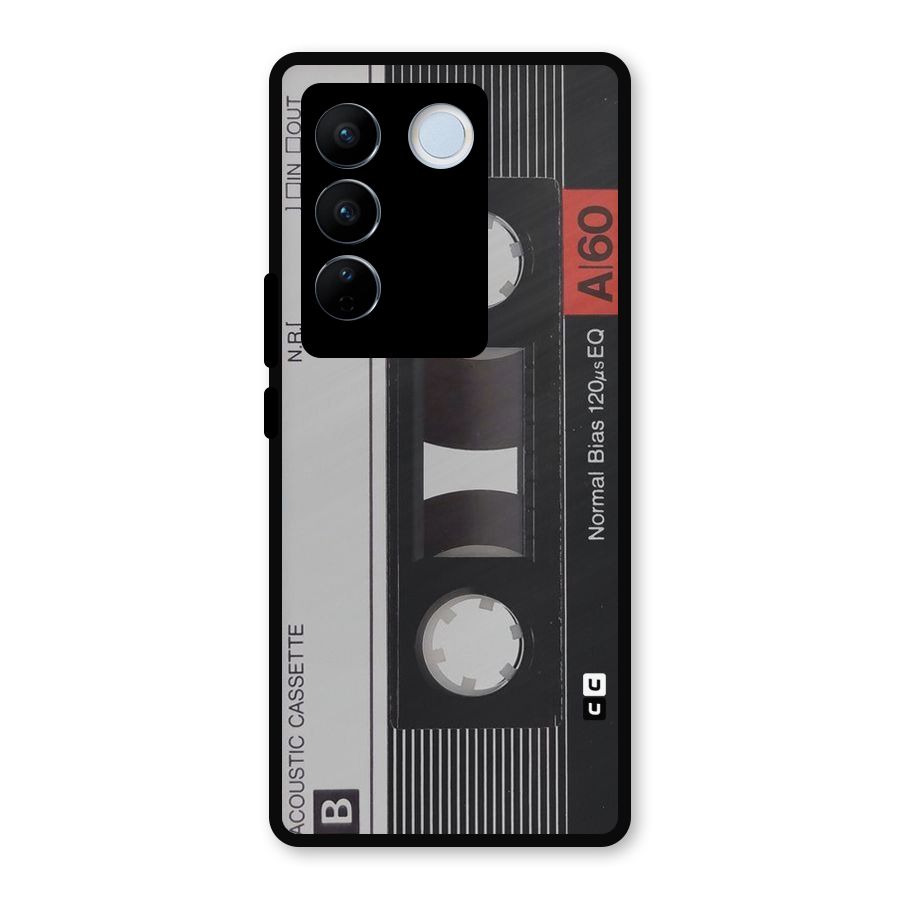 Casette Design Metal Back Case for Vivo V27 Pro
