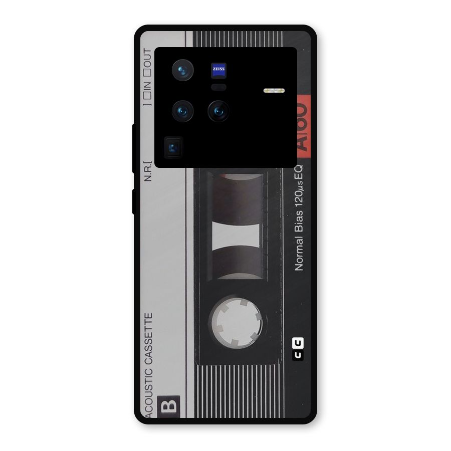Casette Design Metal Back Case for Vivo X80 Pro