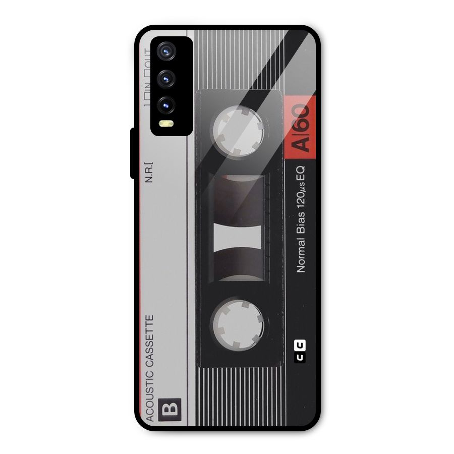 Casette Design Metal Back Case for Vivo Y20 2021