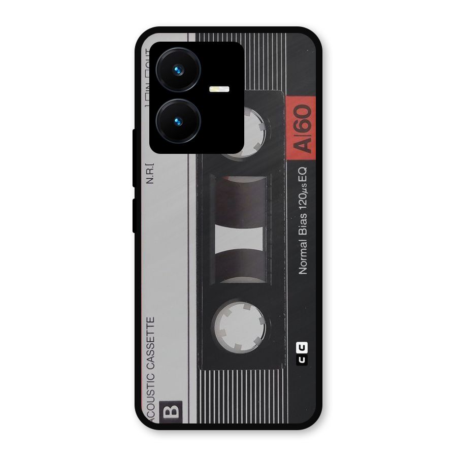Casette Design Metal Back Case for Vivo Y22