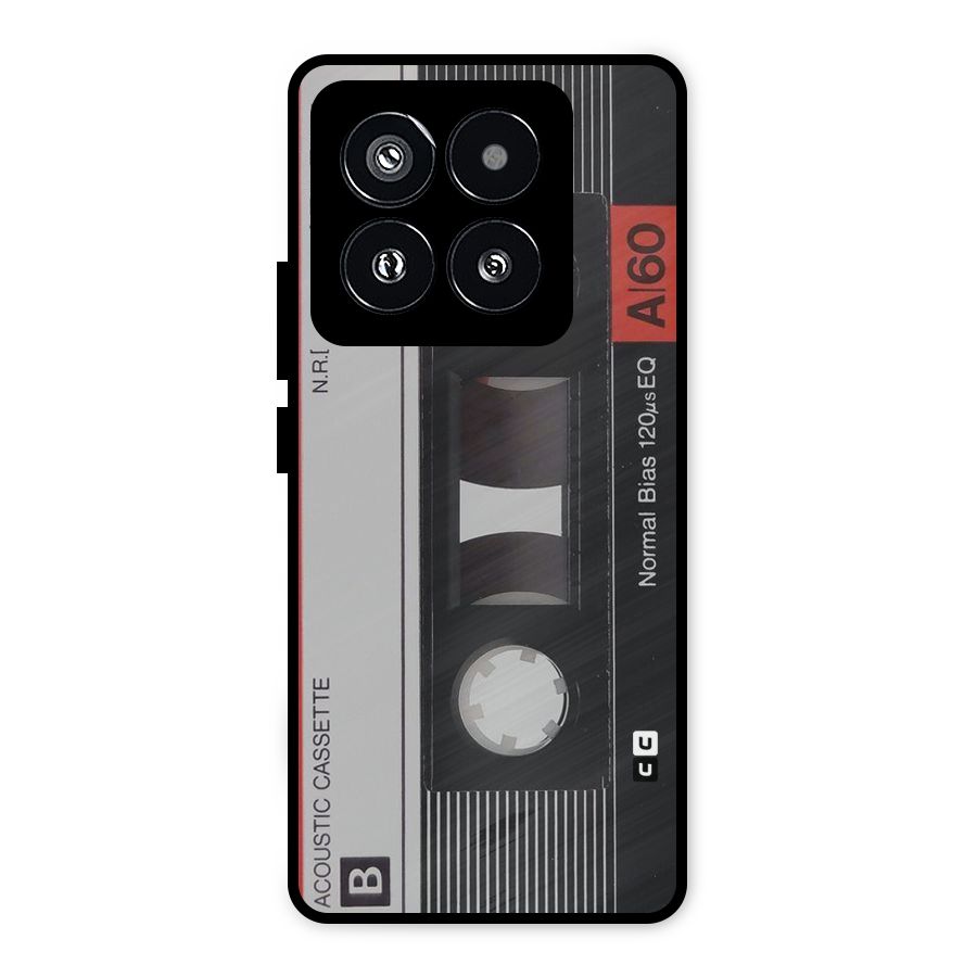 Casette Design Metal Back Case for Xiaomi 14 Pro