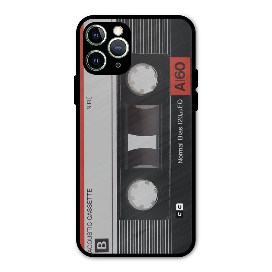 Casette Design Metal Back Case for iPhone 11 Pro Max
