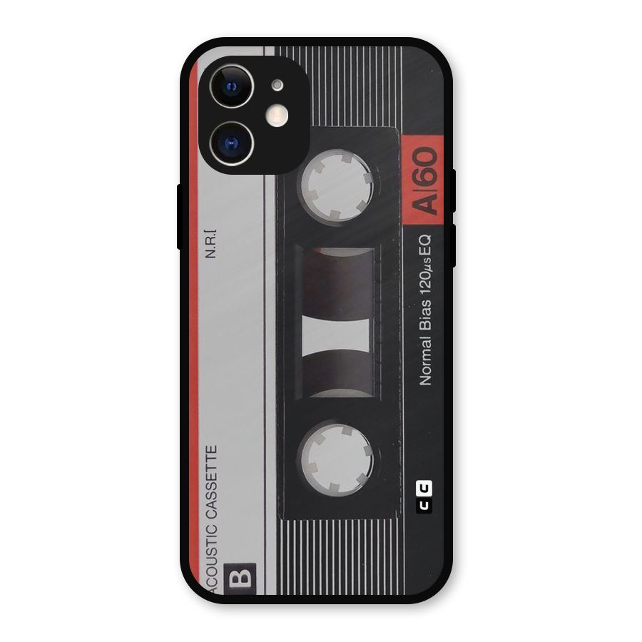 Casette Design Metal Back Case for iPhone 12