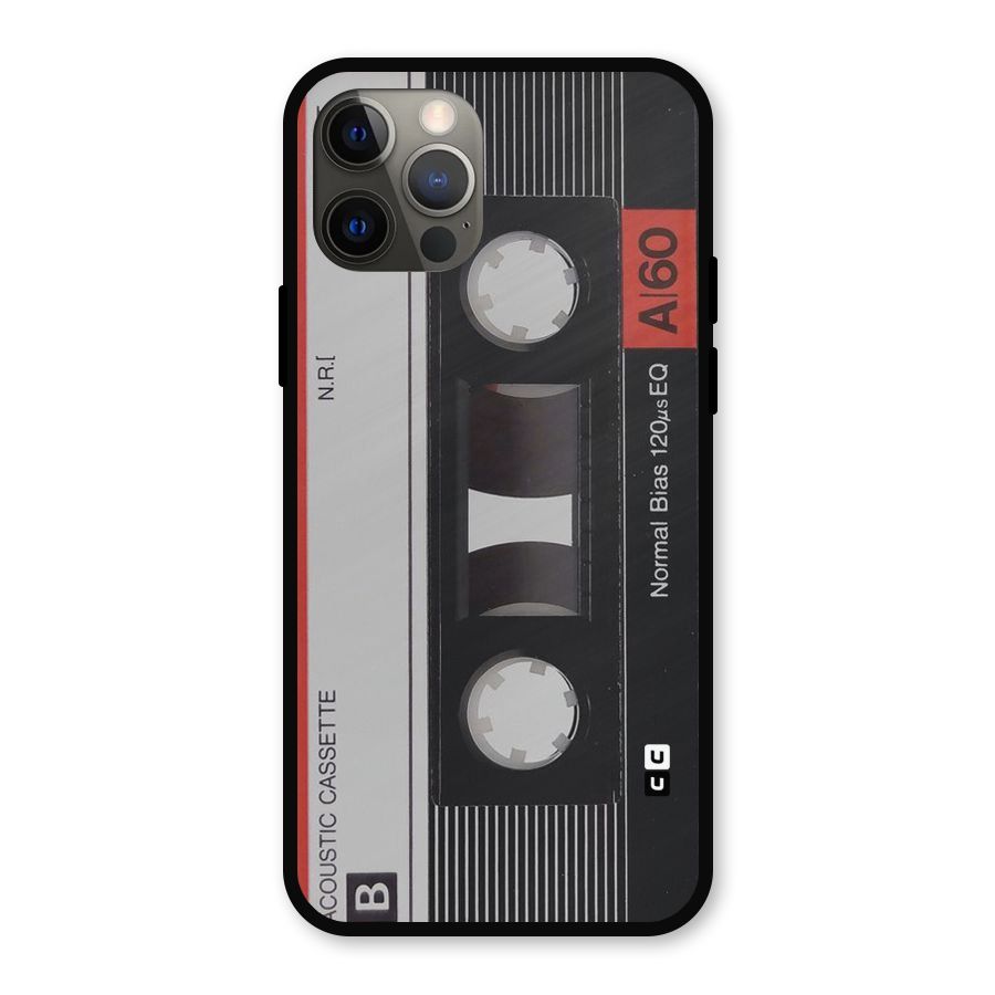 Casette Design Metal Back Case for iPhone 12 Pro
