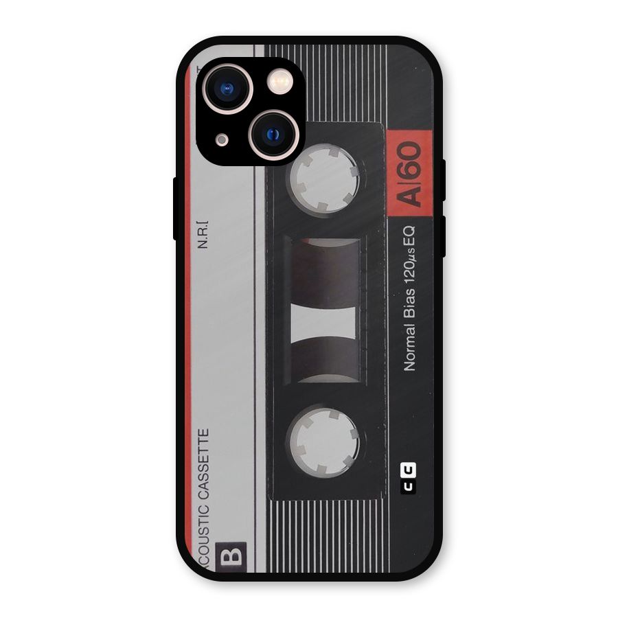 Casette Design Metal Back Case for iPhone 13