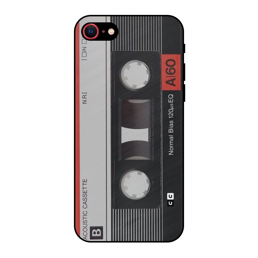 Casette Design Metal Back Case for iPhone SE 2022