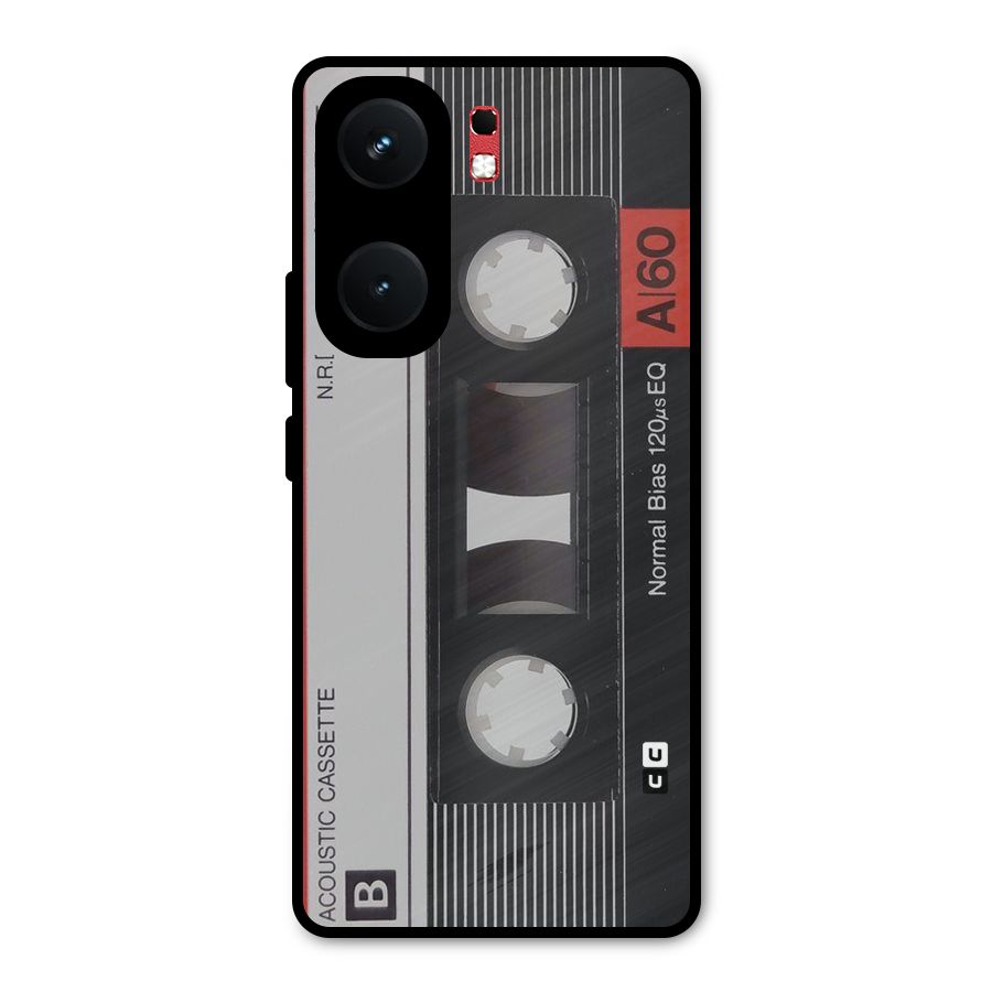 Casette Design Metal Back Case for iQOO Neo 9 Pro