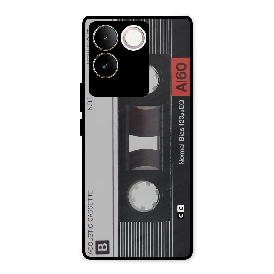 Casette Design Metal Back Case for iQOO Z7 Pro