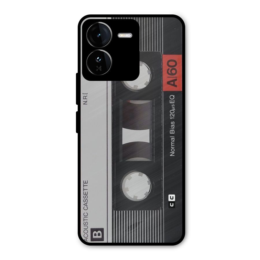 Casette Design Metal Back Case for iQOO Z9