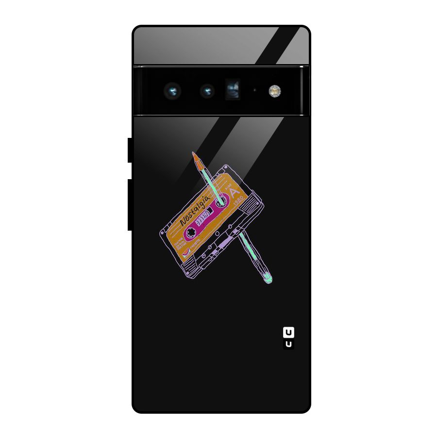 Casette Nostalgia Glass Back Case for Google Pixel 6 Pro