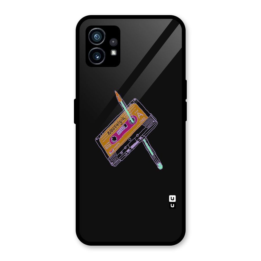 Casette Nostalgia Glass Back Case for Nothing Phone 1