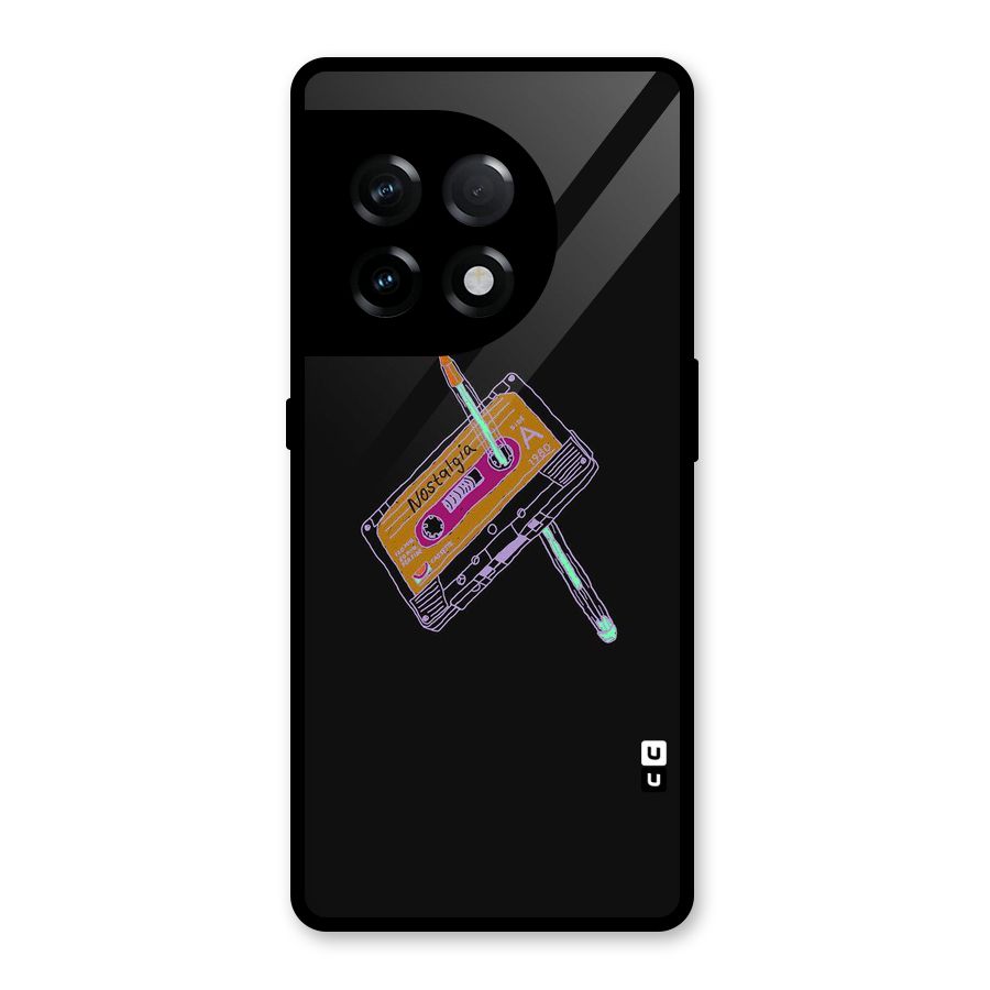 Casette Nostalgia Glass Back Case for OnePlus 11R