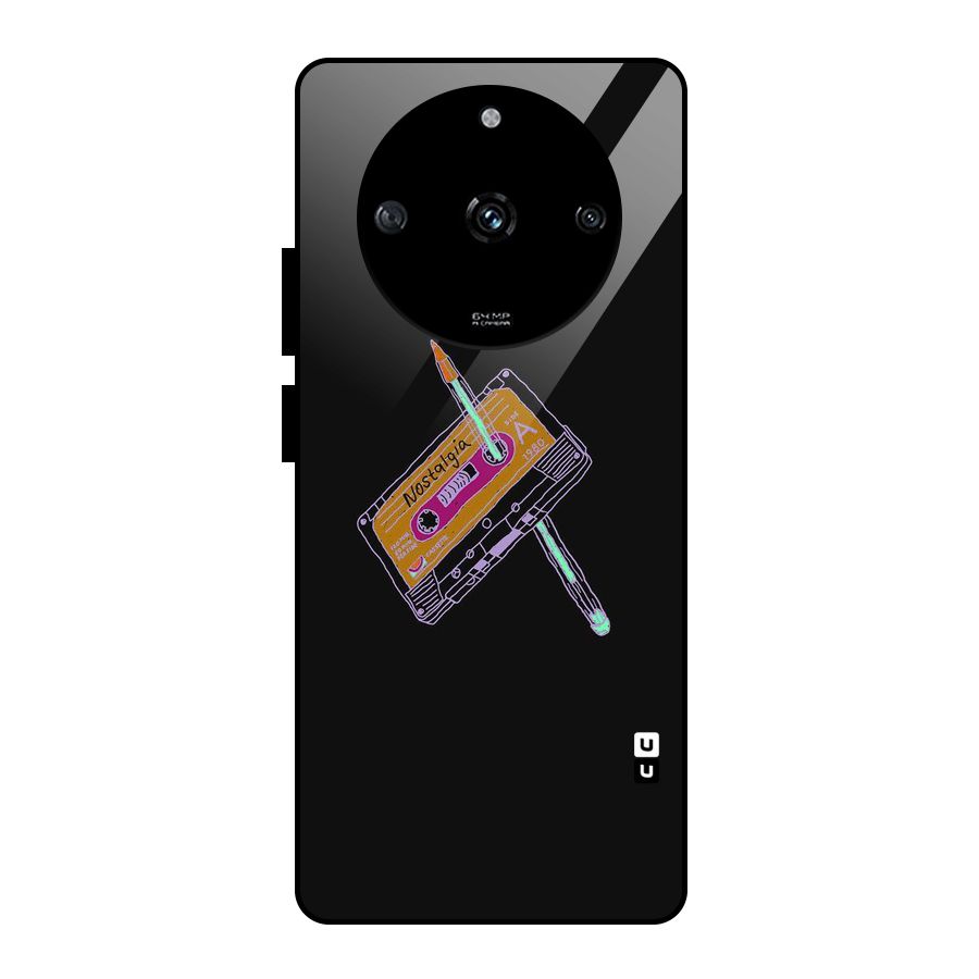 Casette Nostalgia Glass Back Case for Realme Narzo 60 5G