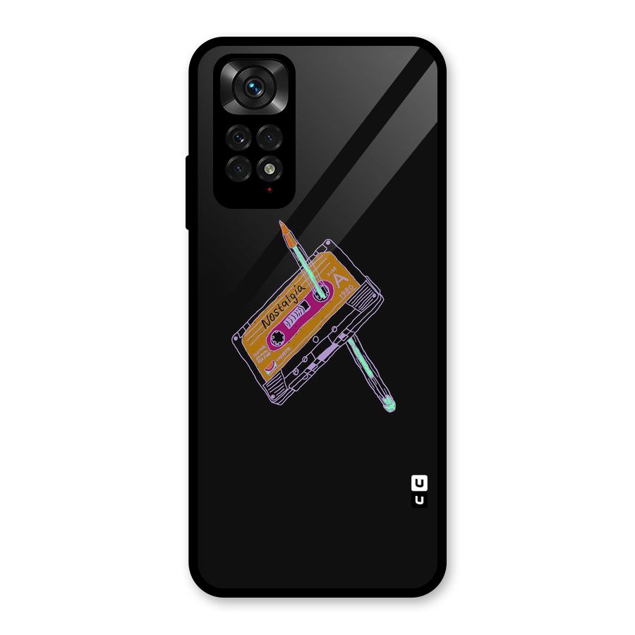 Casette Nostalgia Glass Back Case for Redmi Note 11S