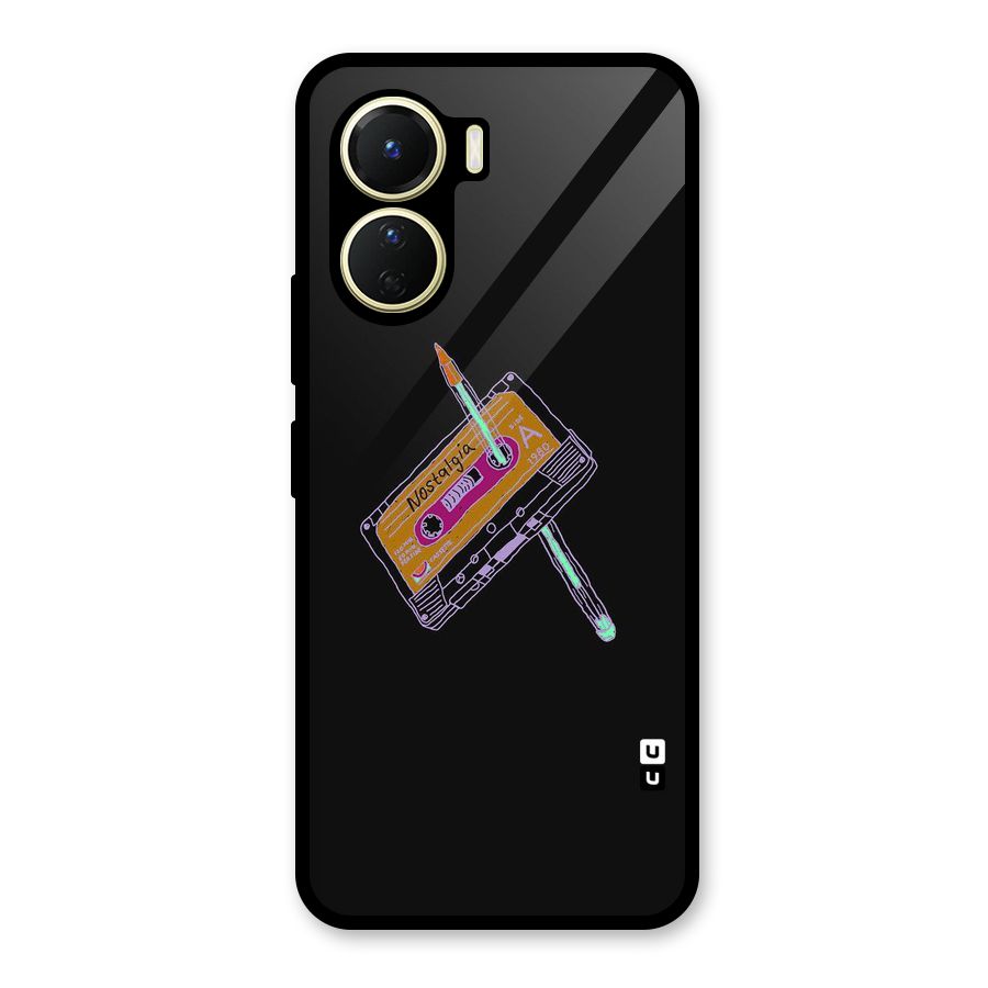 Casette Nostalgia Glass Back Case for Vivo Y16