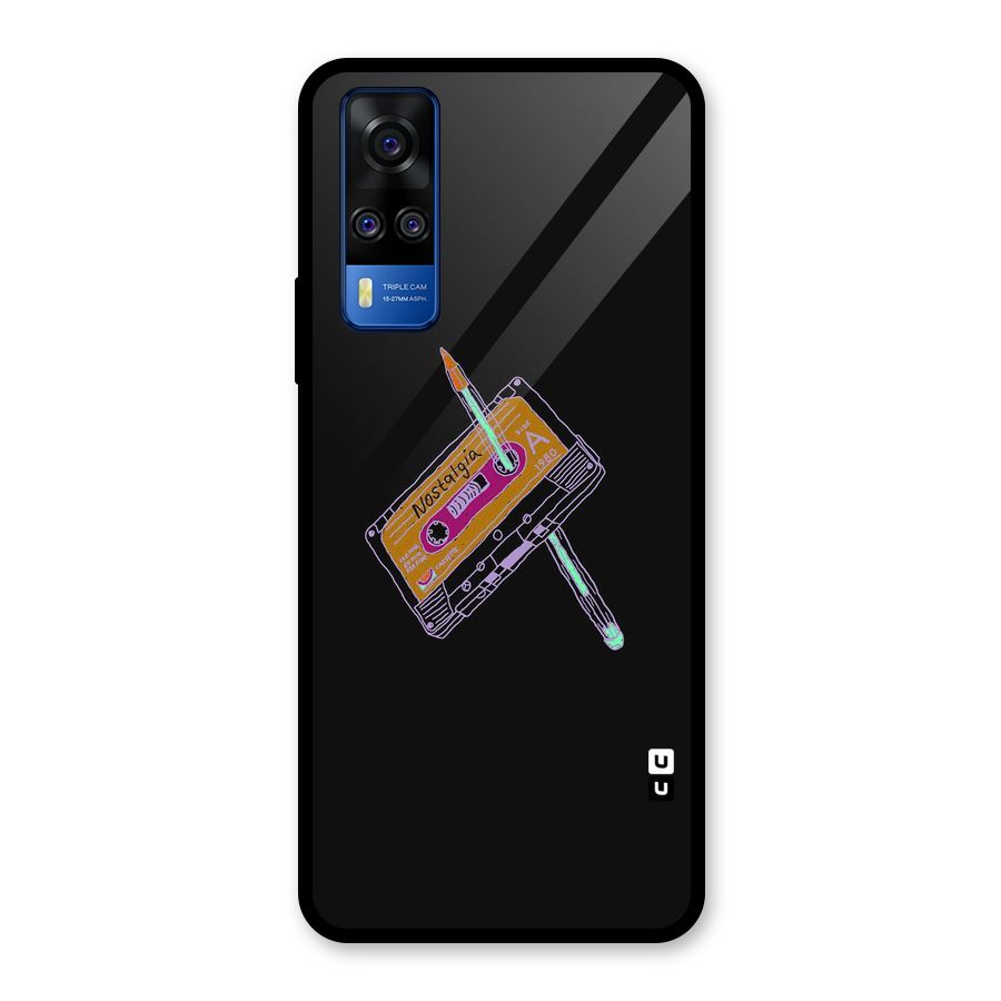 Casette Nostalgia Glass Back Case for Vivo Y31
