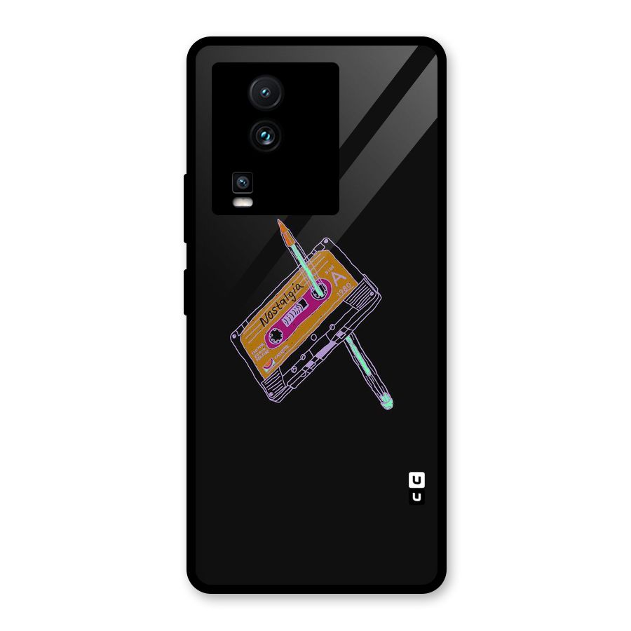 Casette Nostalgia Glass Back Case for Vivo iQOO Neo 7 Pro