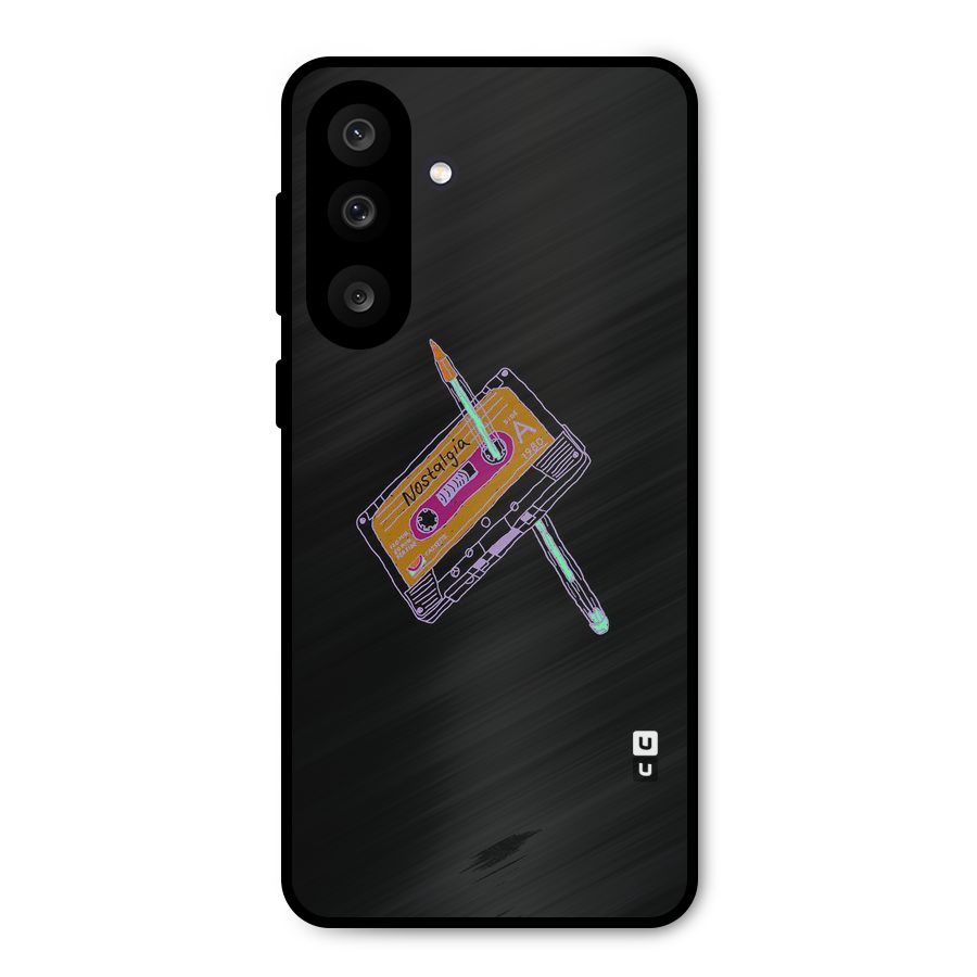 Casette Nostalgia Metal Back Case for Galaxy M56