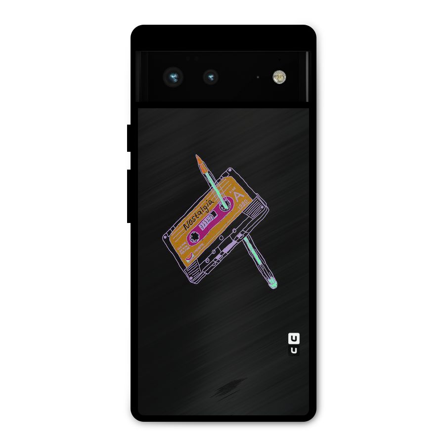 Casette Nostalgia Metal Back Case for Google Pixel 6