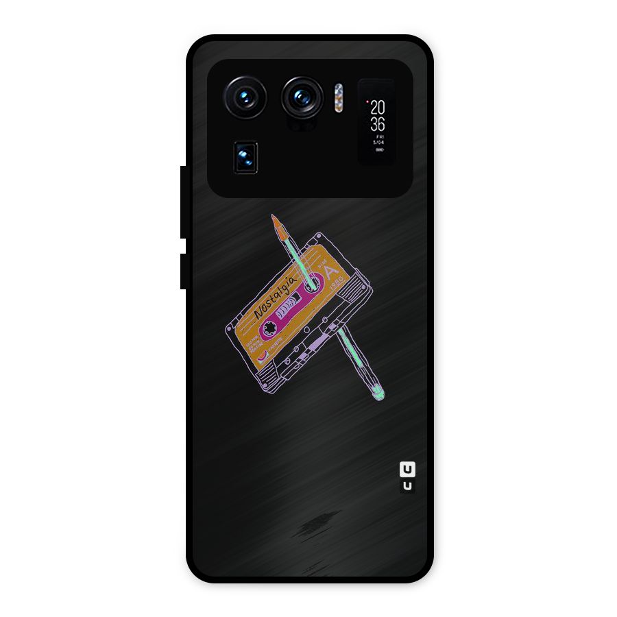Casette Nostalgia Metal Back Case for Mi 11 Ultra