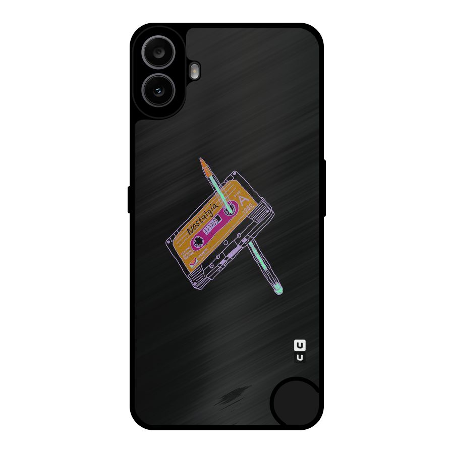 Casette Nostalgia Metal Back Case for Nothing CMF Phone 1