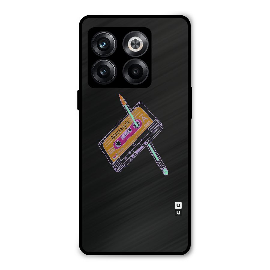 Casette Nostalgia Metal Back Case for OnePlus 10T