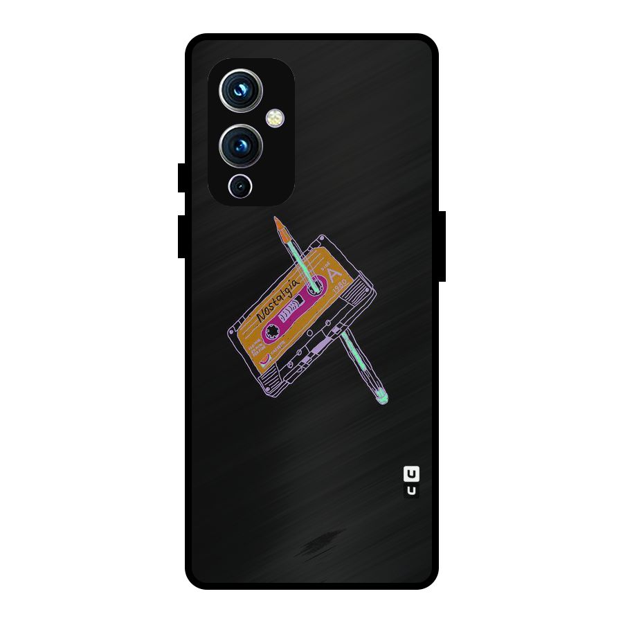 Casette Nostalgia Metal Back Case for OnePlus 9