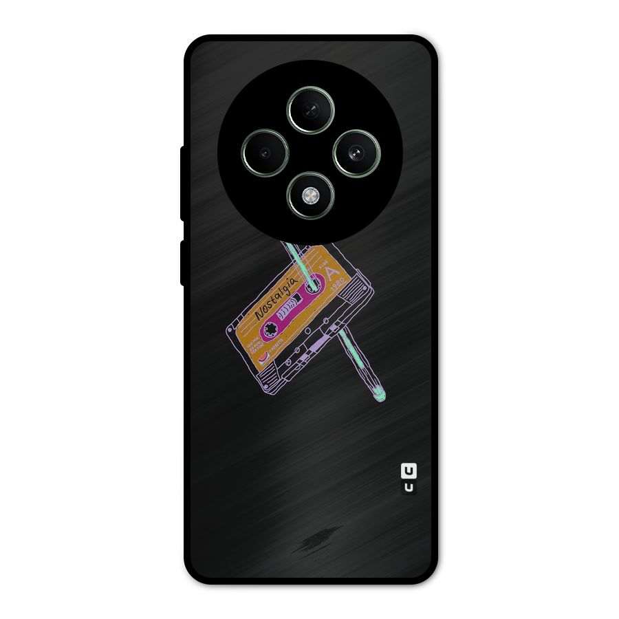 Casette Nostalgia Metal Back Case for Oppo F27