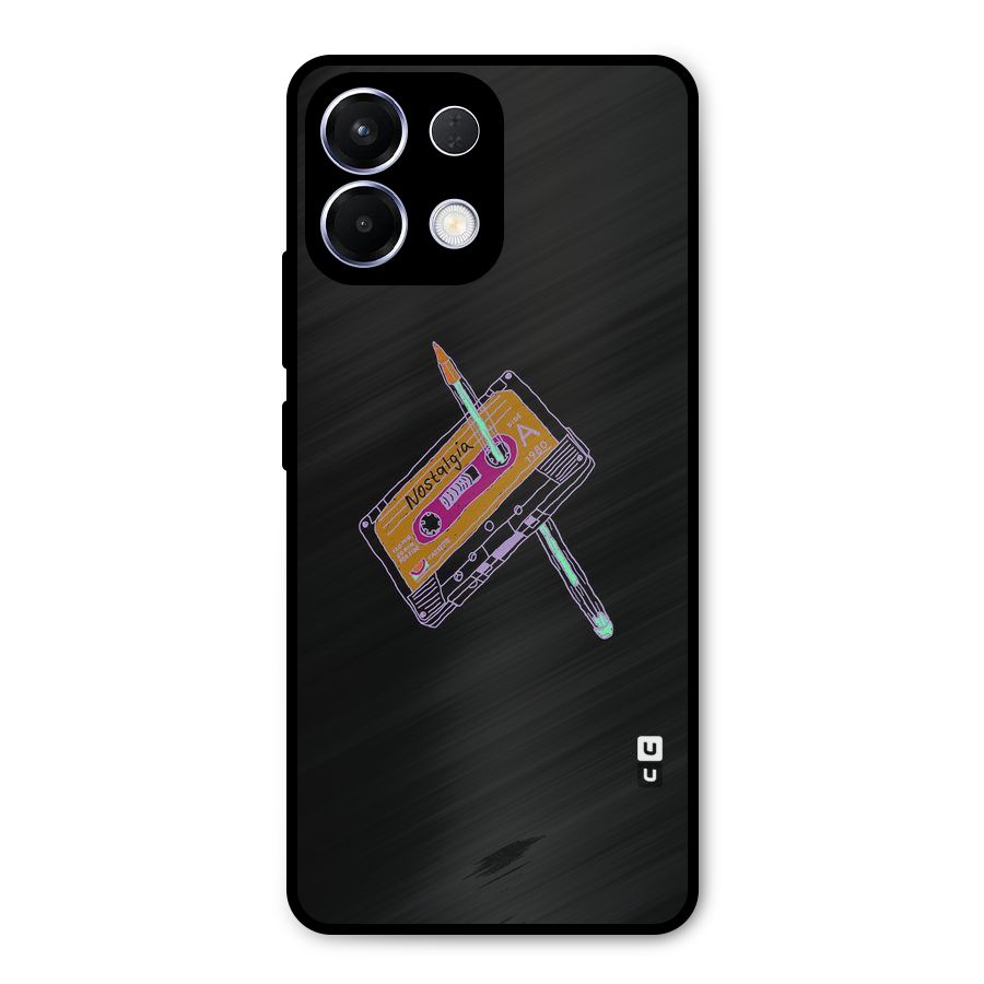 Casette Nostalgia Metal Back Case for Oppo K13