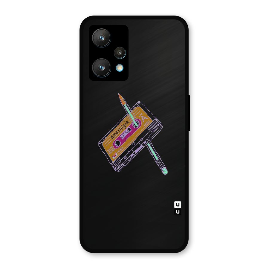 Casette Nostalgia Metal Back Case for Realme 9 Pro Plus 5G