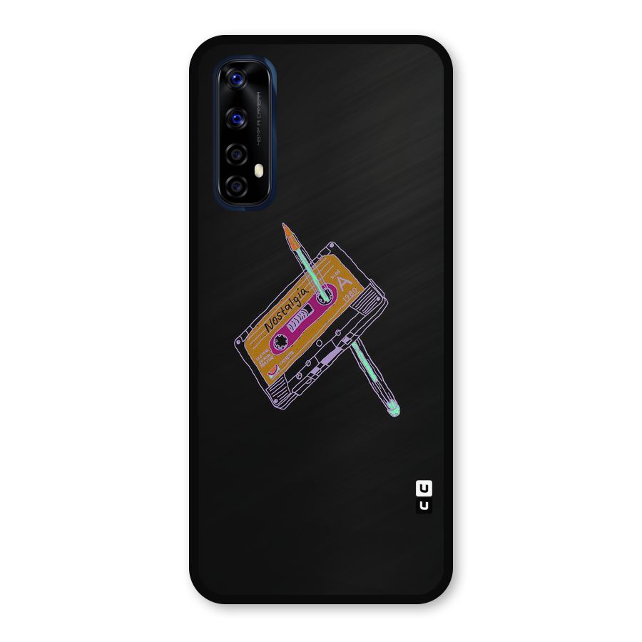 Casette Nostalgia Metal Back Case for Realme Narzo 20 Pro