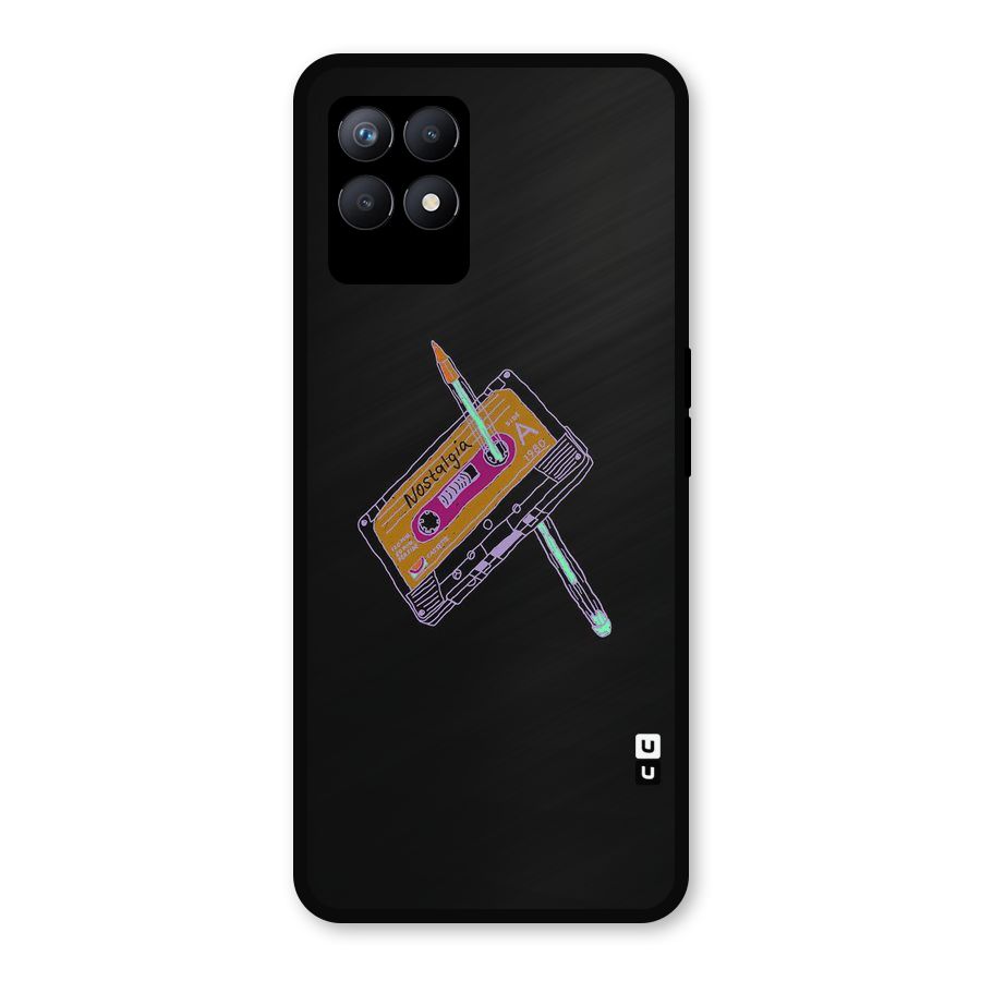Casette Nostalgia Metal Back Case for Realme Narzo 50