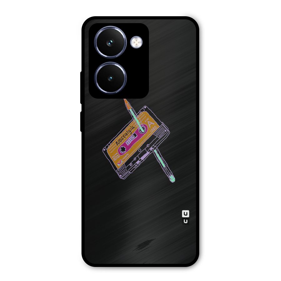 Casette Nostalgia Metal Back Case for Realme P3 Ultra