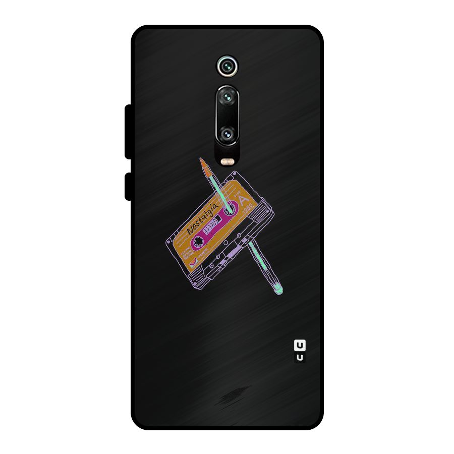 Casette Nostalgia Metal Back Case for Redmi K20 Pro