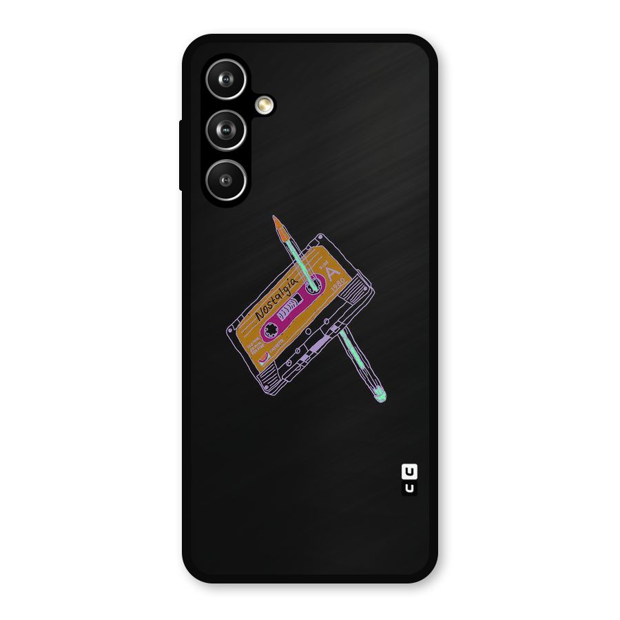 Casette Nostalgia Metal Back Case for Samsung Galaxy M54