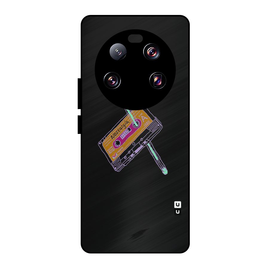 Casette Nostalgia Metal Back Case for Xiaomi 13 Ultra