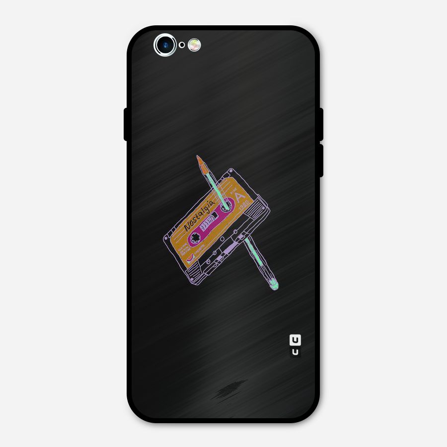 Casette Nostalgia Metal Back Case for iPhone 6 6s
