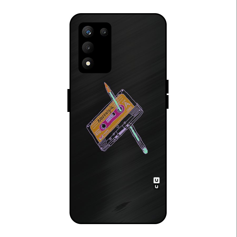 Casette Nostalgia Metal Back Case for realme 9 5G SE