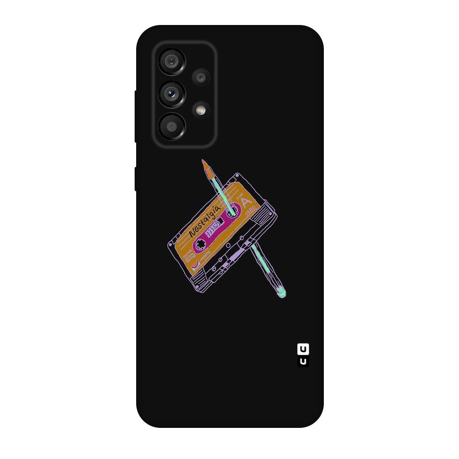 Casette Nostalgia Original Polycarbonate Back Case for Galaxy A73 5G