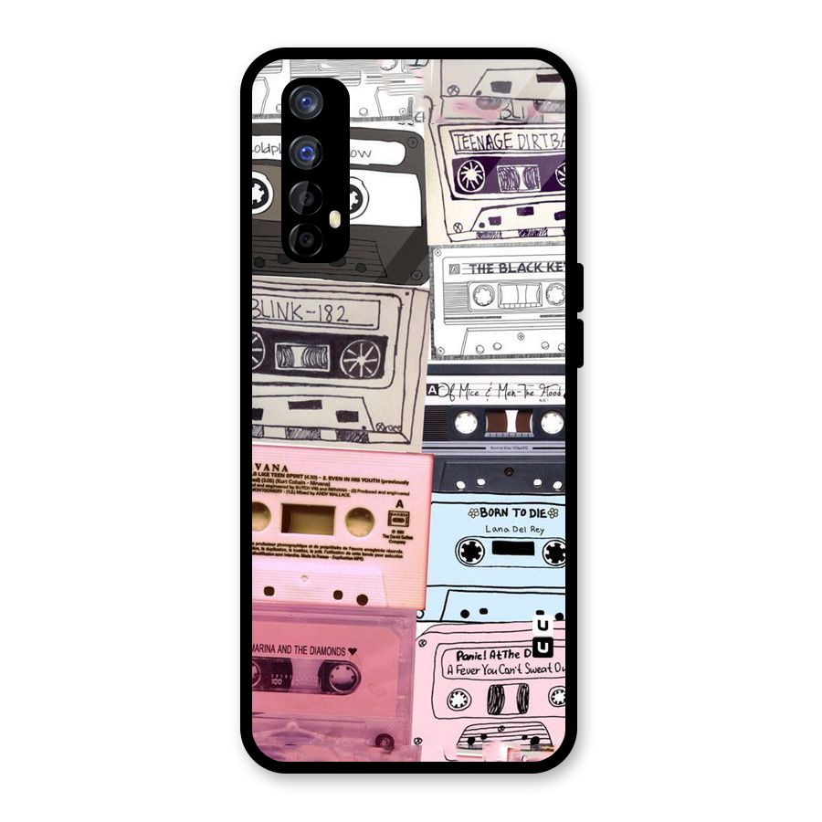 Casette Rolling Glass Back Case for Realme 7