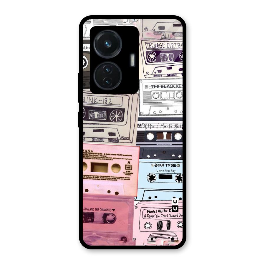 Casette Rolling Glass Back Case for iQOO Z6 44W