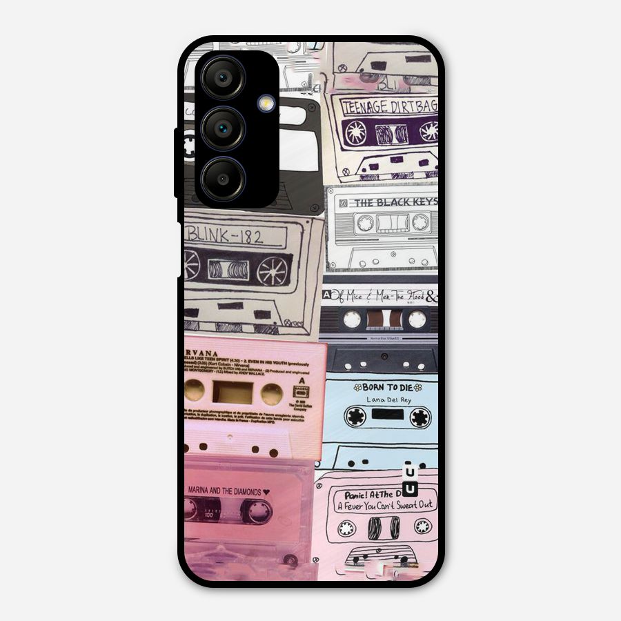 Casette Rolling Metal Back Case for Galaxy A15 5G