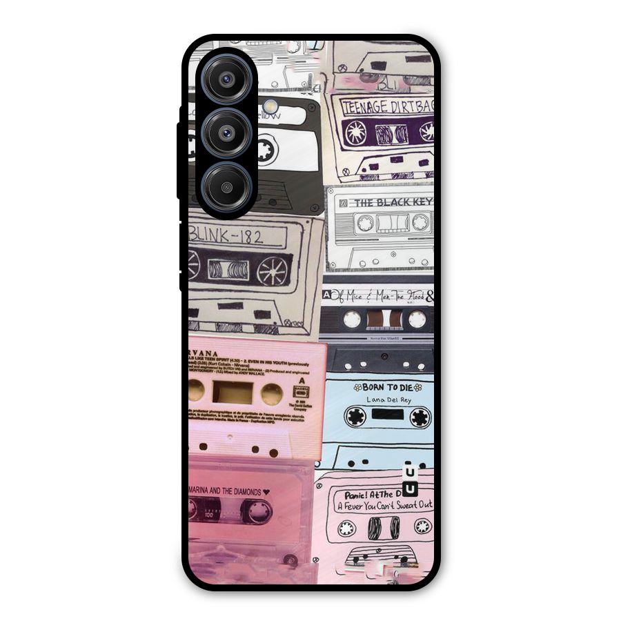 Casette Rolling Metal Back Case for Galaxy A16 5G